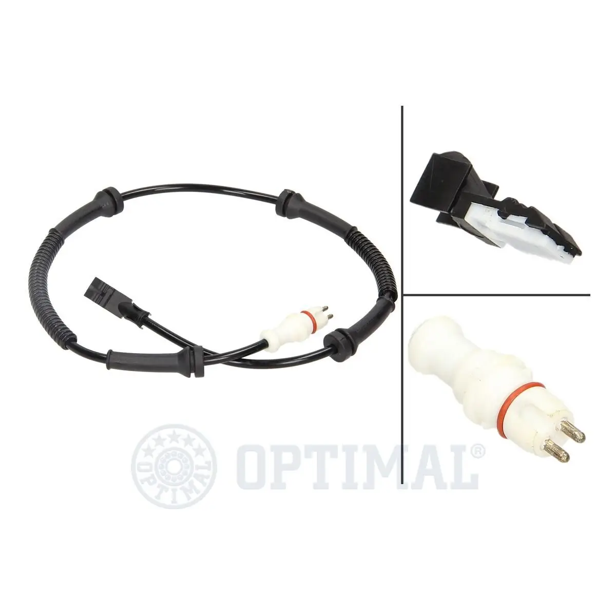 Sensor, Raddrehzahl Hinterachse OPTIMAL 06-S204