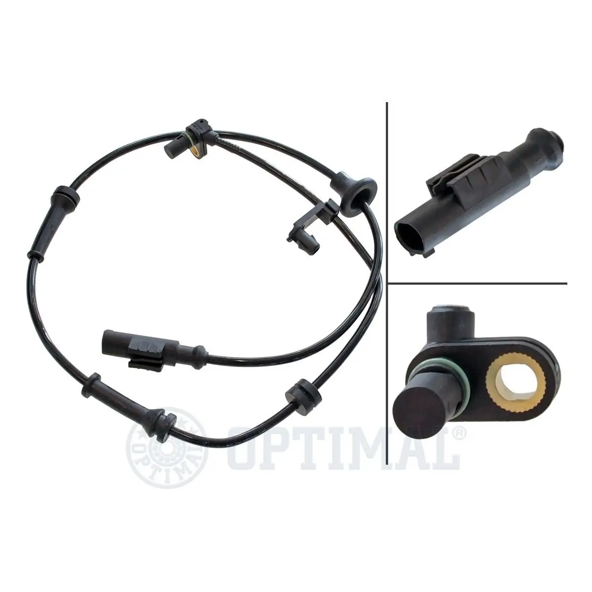Sensor, Raddrehzahl Hinterachse OPTIMAL 06-S217