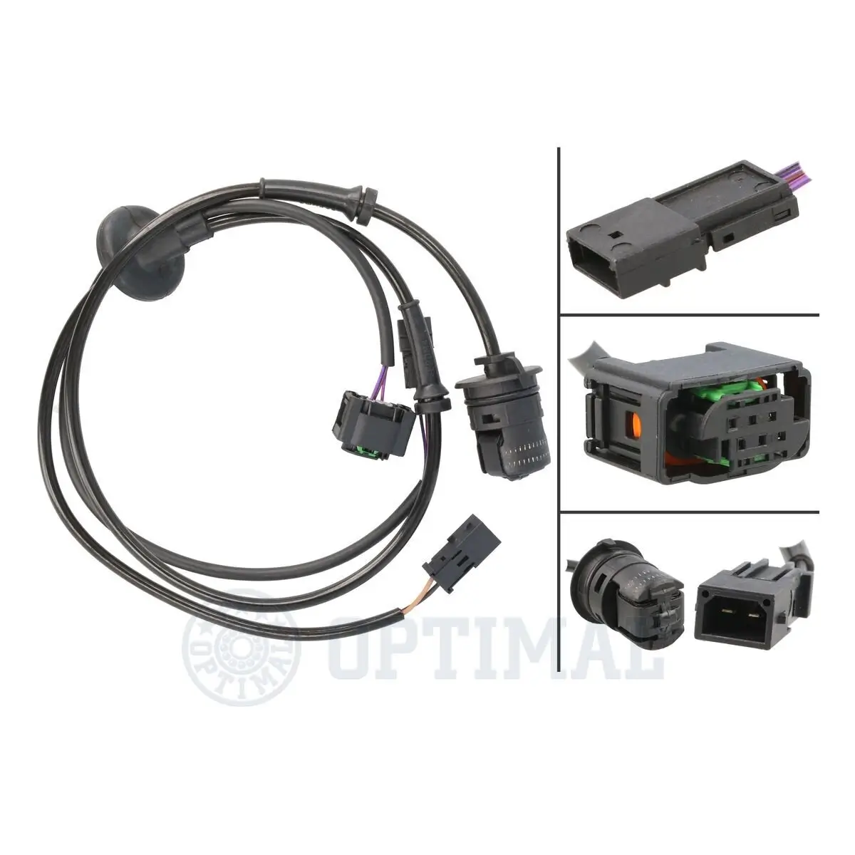 Sensor, Raddrehzahl Hinterachse OPTIMAL 06-S241