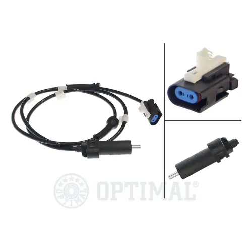 Sensor, Raddrehzahl Hinterachse links OPTIMAL 06-S250 Bild Sensor, Raddrehzahl Hinterachse links OPTIMAL 06-S250