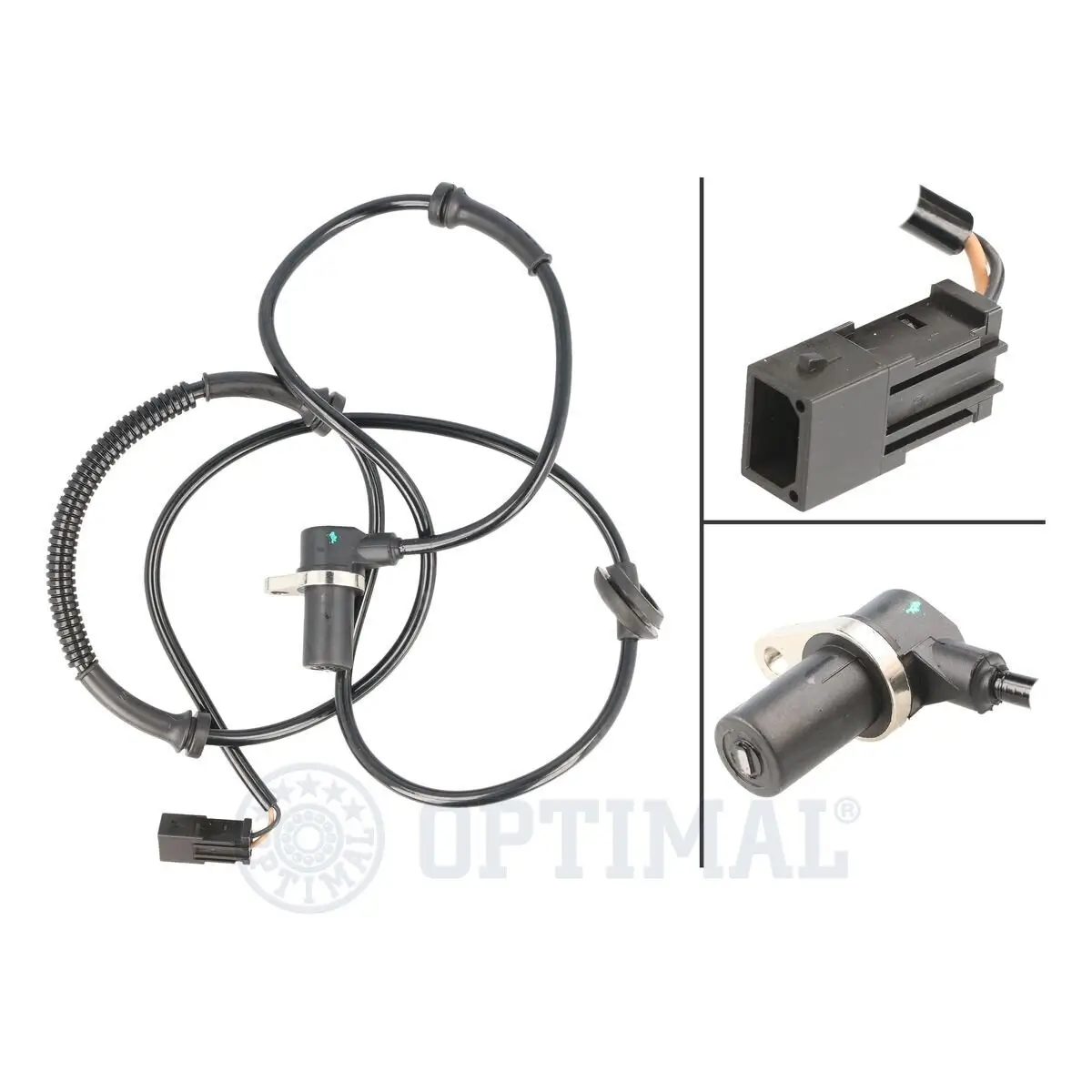 Sensor, Raddrehzahl Hinterachse Hinterachse rechts OPTIMAL 06-S290