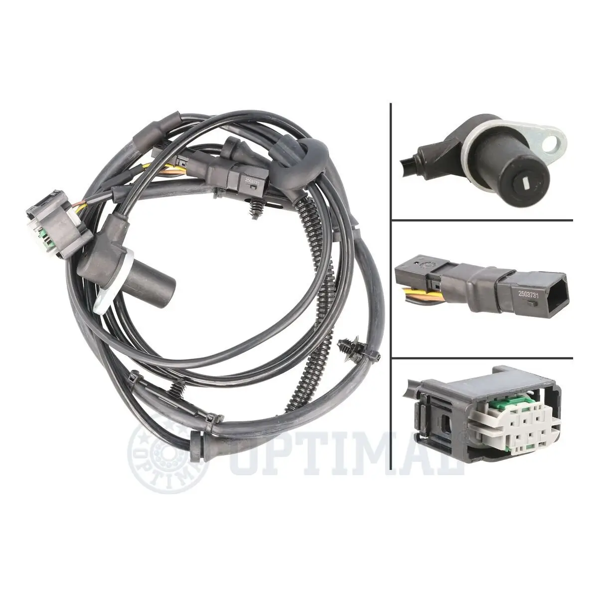 Sensor, Raddrehzahl Hinterachse links OPTIMAL 06-S291