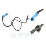 Sensor, Raddrehzahl Hinterachse links Hinterachse rechts OPTIMAL 06-S314