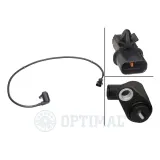 Sensor, Raddrehzahl Hinterachse OPTIMAL 06-S362