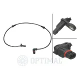 Sensor, Raddrehzahl Vorderachse links Vorderachse rechts OPTIMAL 06-S385