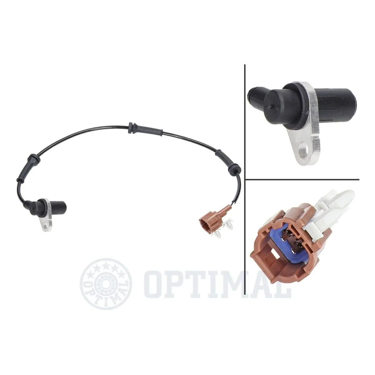 Sensor, Raddrehzahl Hinterachse links OPTIMAL 06-S387