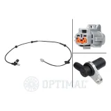 Sensor, Raddrehzahl Vorderachse rechts OPTIMAL 06-S388
