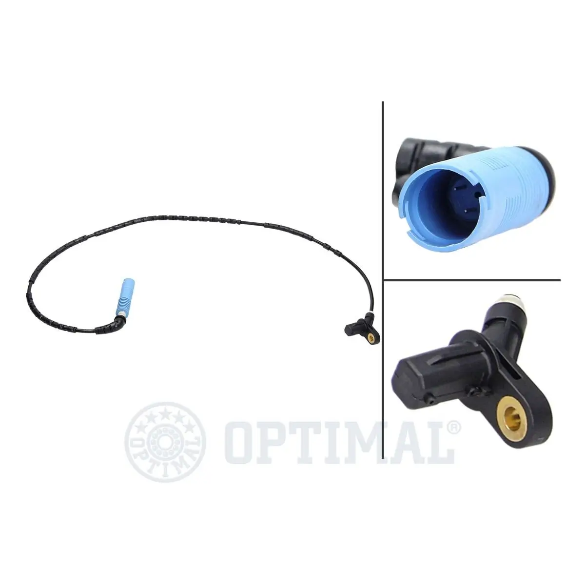 Sensor, Raddrehzahl Hinterachse OPTIMAL 06-S390