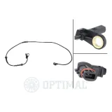 Sensor, Raddrehzahl Vorderachse OPTIMAL 06-S399