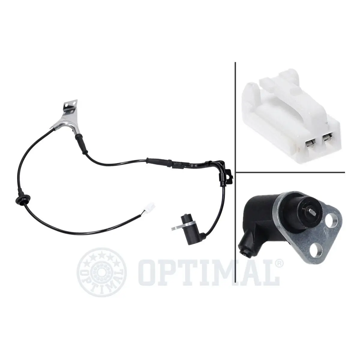 Sensor, Raddrehzahl Hinterachse rechts OPTIMAL 06-S403