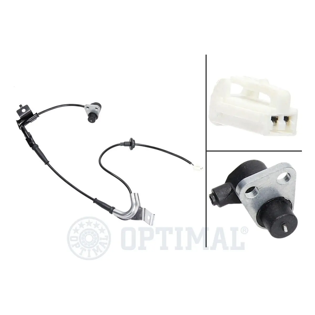 Sensor, Raddrehzahl Hinterachse links OPTIMAL 06-S404