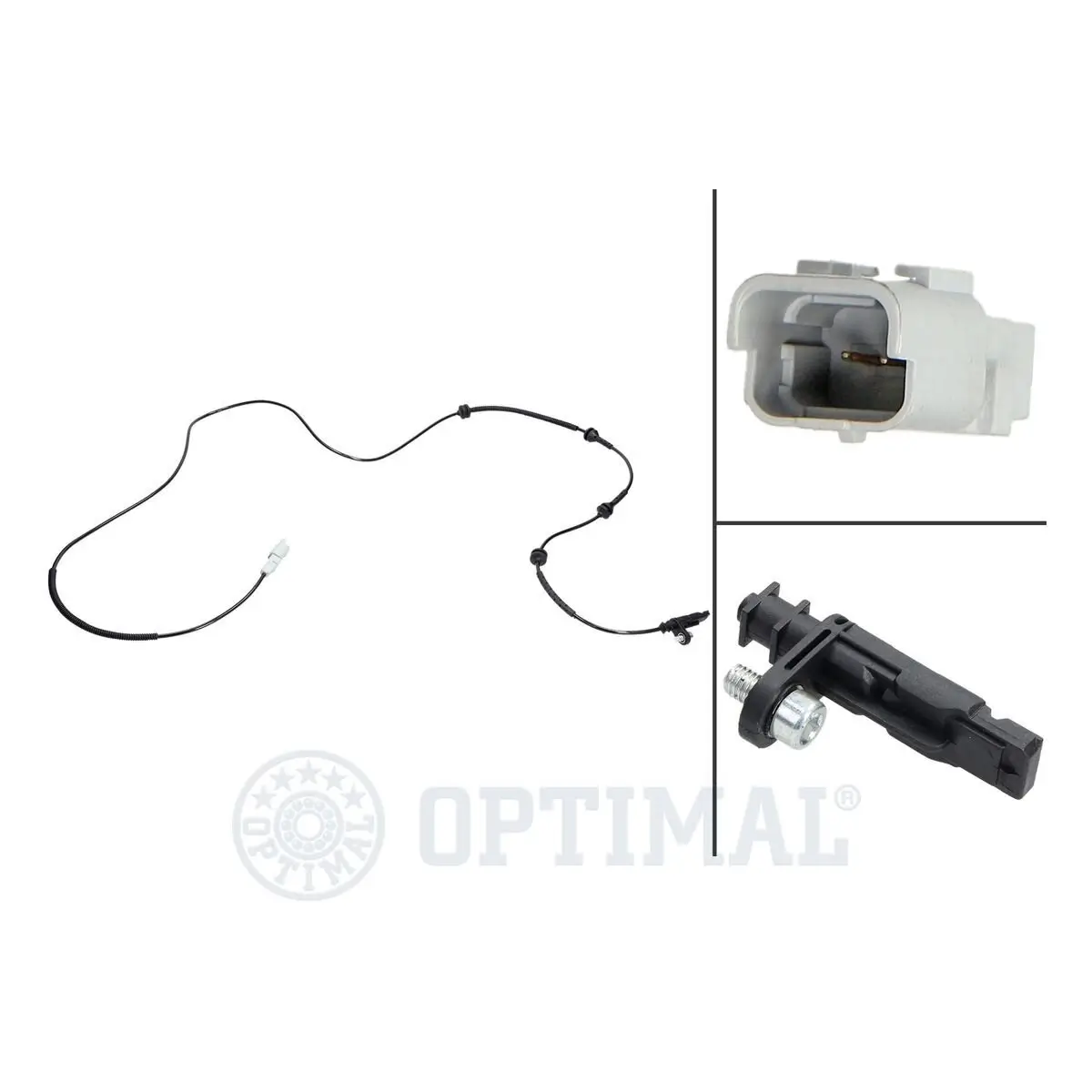 Sensor, Raddrehzahl Hinterachse links Hinterachse rechts OPTIMAL 06-S409
