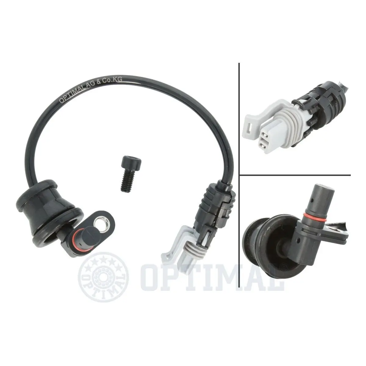 Sensor, Raddrehzahl Hinterachse OPTIMAL 06-S411