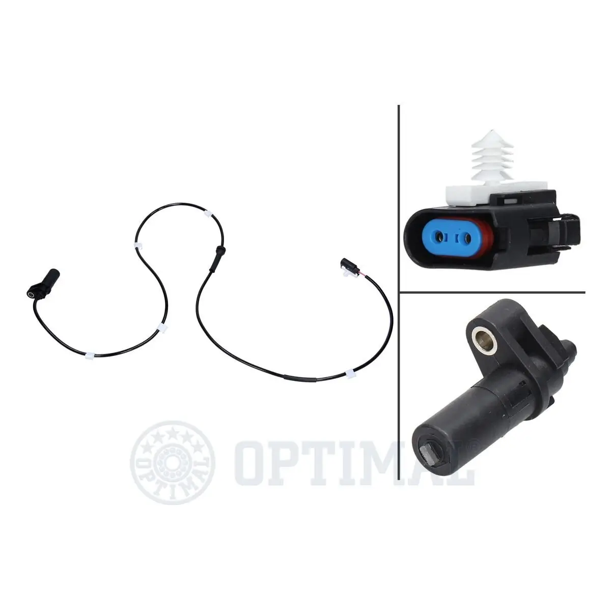 Sensor, Raddrehzahl Hinterachse links OPTIMAL 06-S427