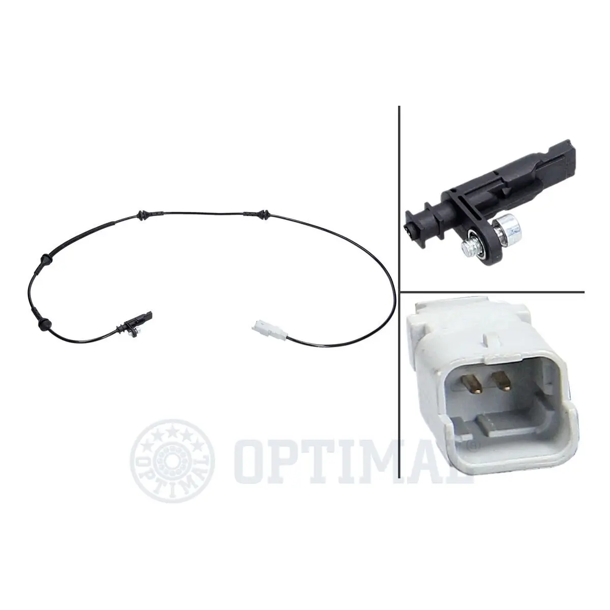 Sensor, Raddrehzahl Vorderachse links Vorderachse rechts OPTIMAL 06-S430