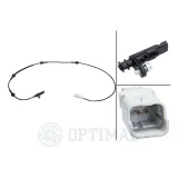 Sensor, Raddrehzahl Vorderachse links Vorderachse rechts OPTIMAL 06-S430