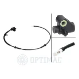 Sensor, Raddrehzahl Vorderachse OPTIMAL 06-S435