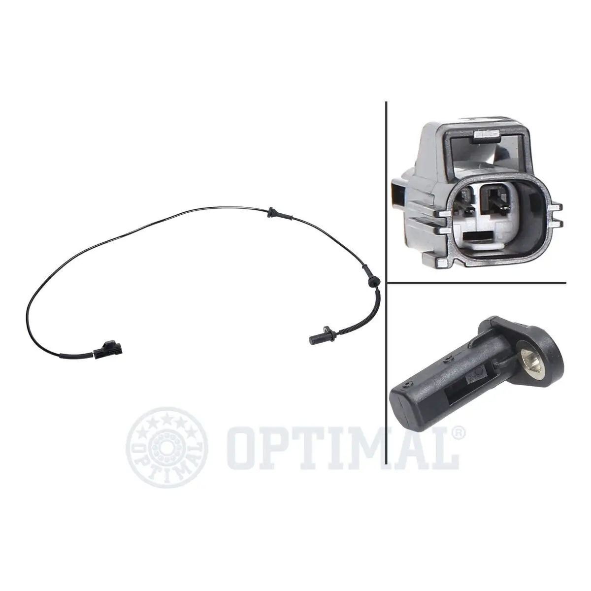 Sensor, Raddrehzahl Vorderachse rechts OPTIMAL 06-S468