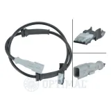 Sensor, Raddrehzahl Hinterachse links OPTIMAL 06-S512