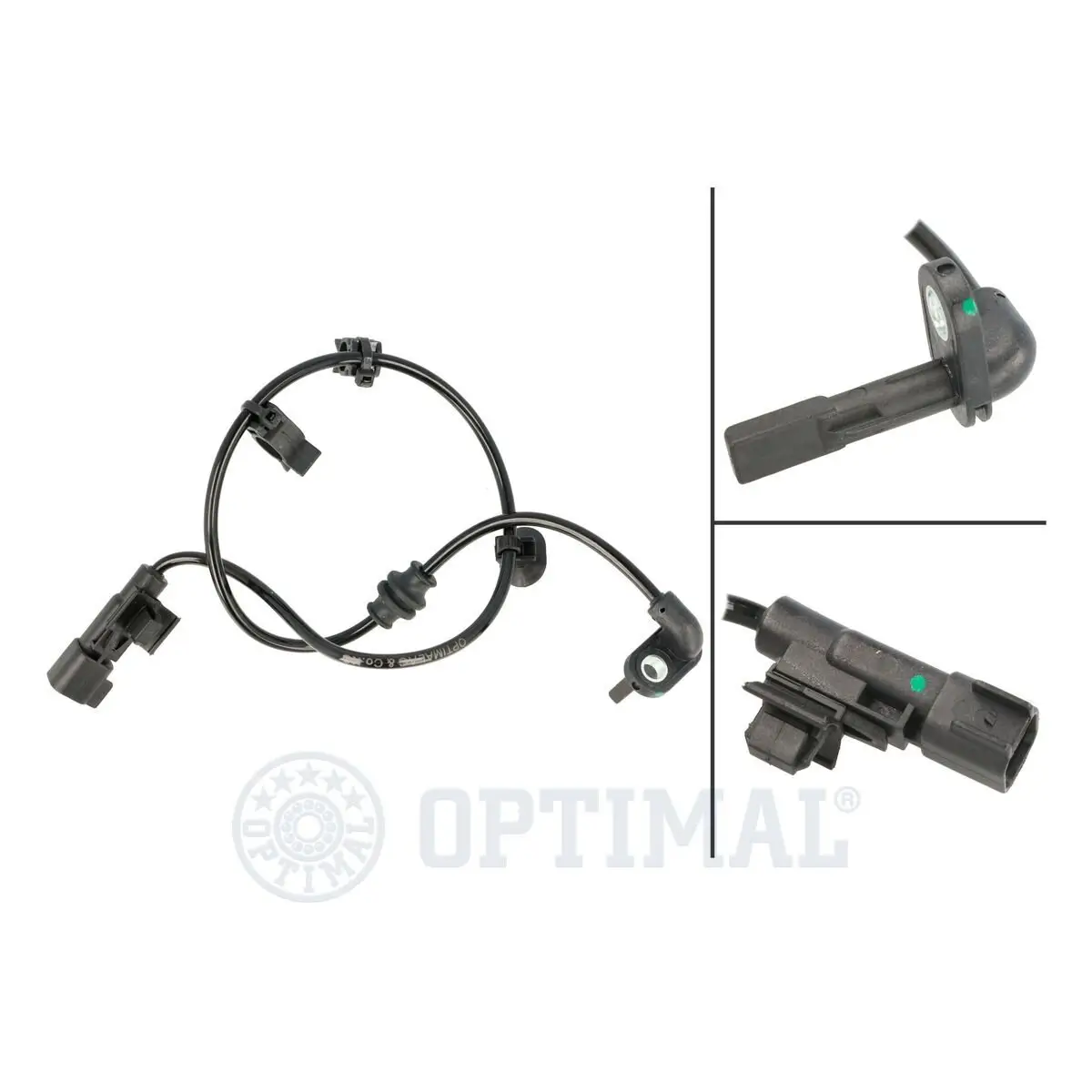 Sensor, Raddrehzahl Hinterachse OPTIMAL 06-S556