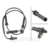 Sensor, Raddrehzahl Vorderachse OPTIMAL 06-S575