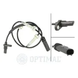 Sensor, Raddrehzahl Vorderachse links Vorderachse rechts OPTIMAL 06-S576