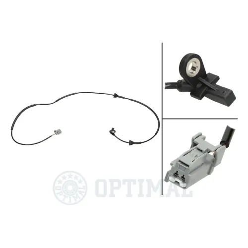 Sensor, Raddrehzahl Hinterachse links OPTIMAL 06-S582 Bild Sensor, Raddrehzahl Hinterachse links OPTIMAL 06-S582