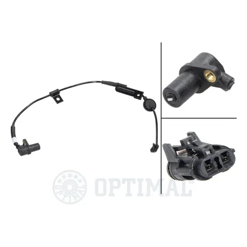 Sensor, Raddrehzahl Vorderachse links OPTIMAL 06-S584 Bild Sensor, Raddrehzahl Vorderachse links OPTIMAL 06-S584