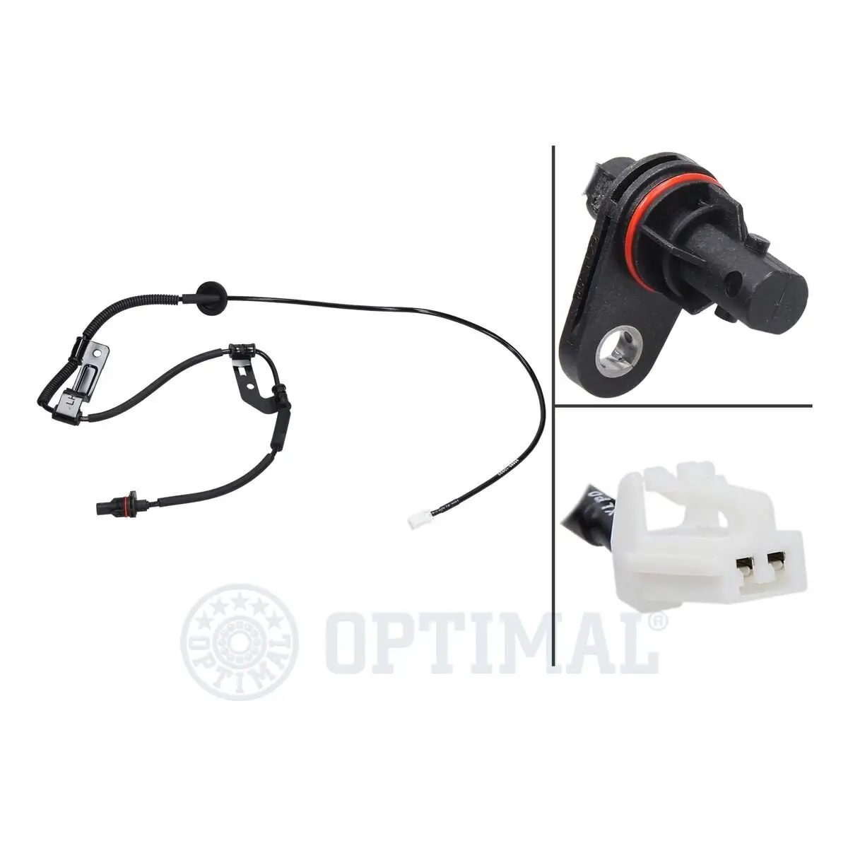 Sensor, Raddrehzahl Hinterachse links OPTIMAL 06-S613