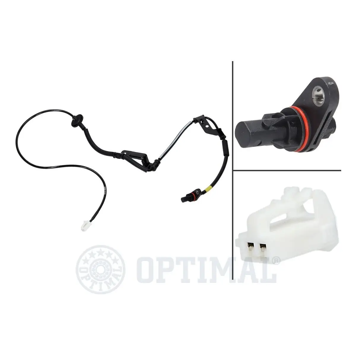 Sensor, Raddrehzahl Hinterachse rechts OPTIMAL 06-S614