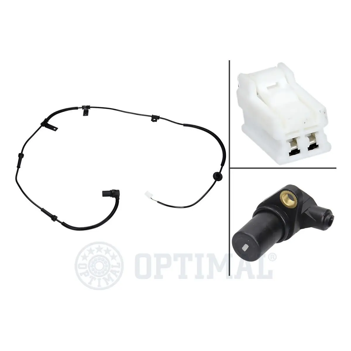 Sensor, Raddrehzahl Hinterachse links OPTIMAL 06-S648