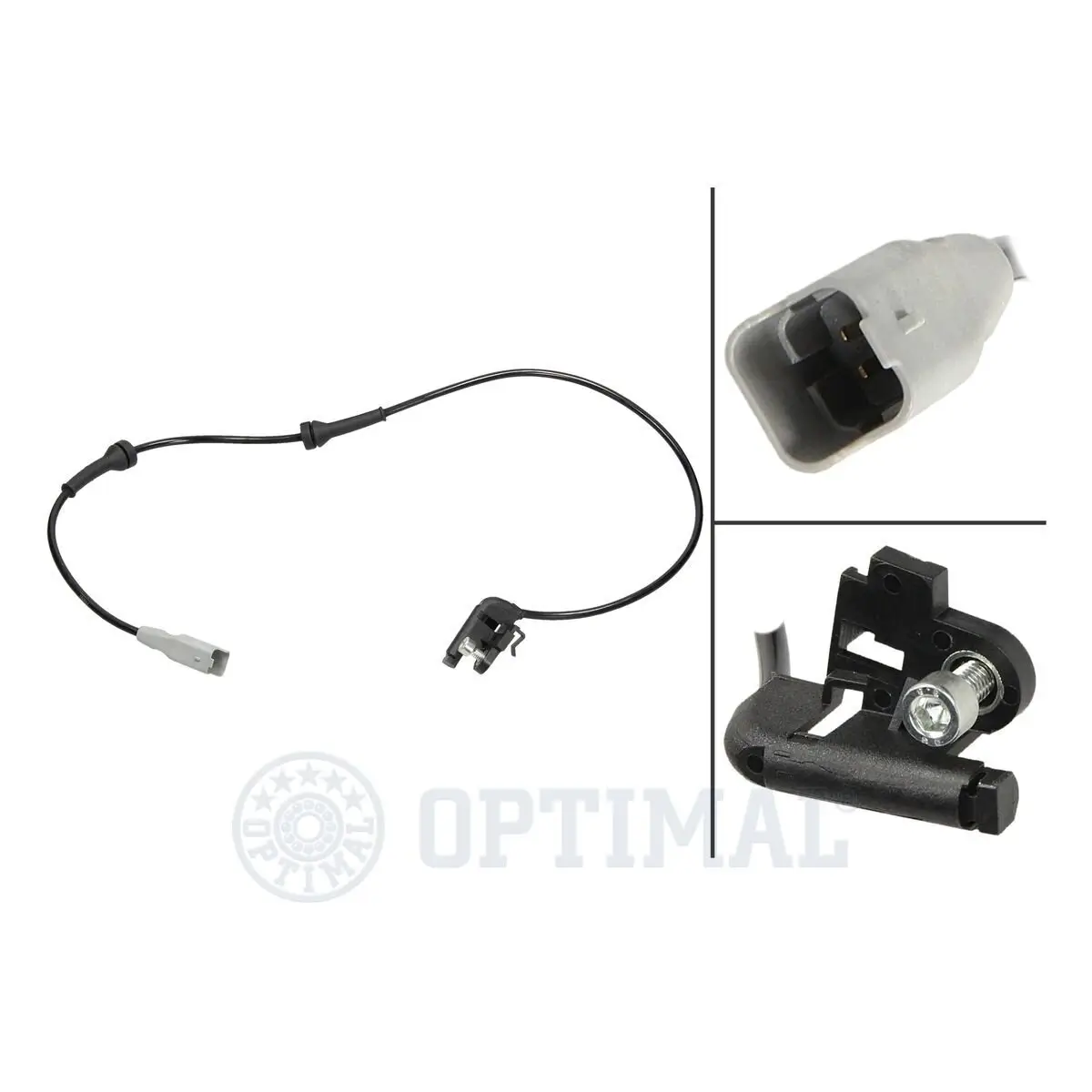 Sensor, Raddrehzahl Hinterachse OPTIMAL 06-S662