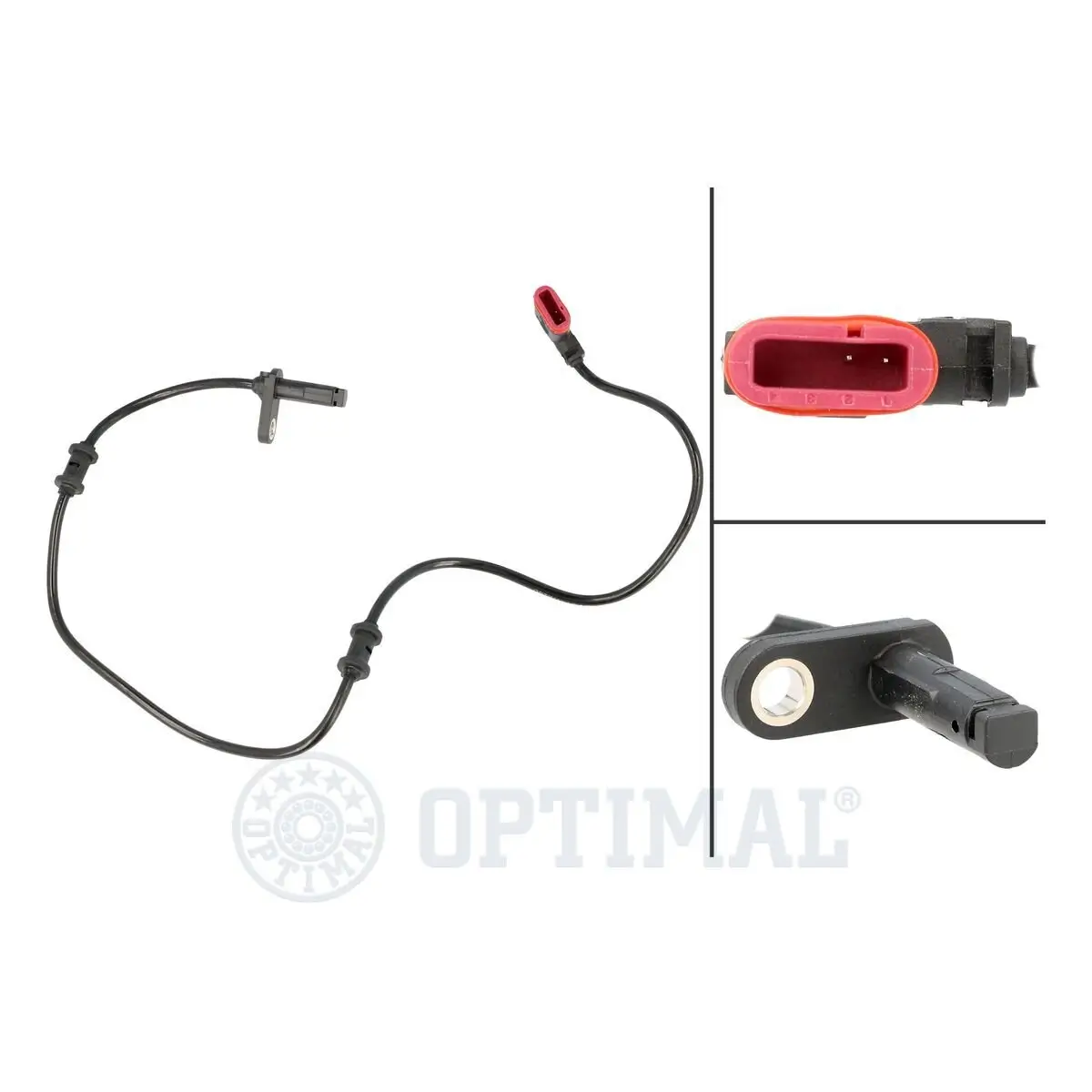Sensor, Raddrehzahl Hinterachse OPTIMAL 06-S703
