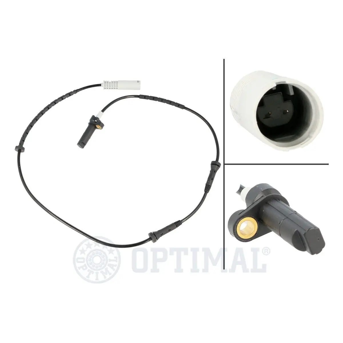 Sensor, Raddrehzahl Hinterachse OPTIMAL 06-S704