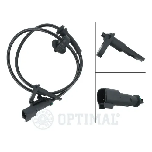 Sensor, Raddrehzahl Hinterachse links Hinterachse rechts OPTIMAL 06-S726 Bild Sensor, Raddrehzahl Hinterachse links Hinterachse rechts OPTIMAL 06-S726