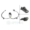 Sensor, Raddrehzahl Vorderachse rechts OPTIMAL 06-S729 Bild Sensor, Raddrehzahl Vorderachse rechts OPTIMAL 06-S729