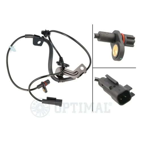 Sensor, Raddrehzahl Hinterachse links OPTIMAL 06-S745 Bild Sensor, Raddrehzahl Hinterachse links OPTIMAL 06-S745