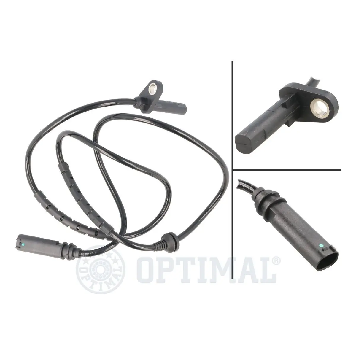 Sensor, Raddrehzahl Hinterachse OPTIMAL 06-S769