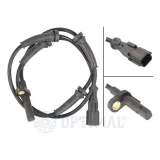 Sensor, Raddrehzahl Hinterachse OPTIMAL 06-S811