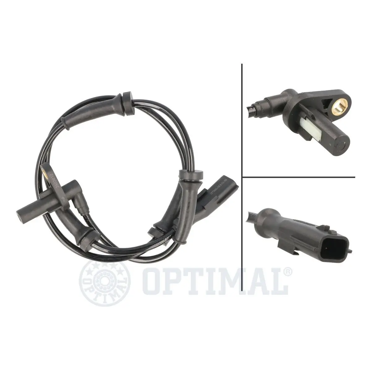 Sensor, Raddrehzahl Hinterachse OPTIMAL 06-S814