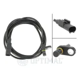 Sensor, Raddrehzahl Hinterachse links OPTIMAL 06-S830