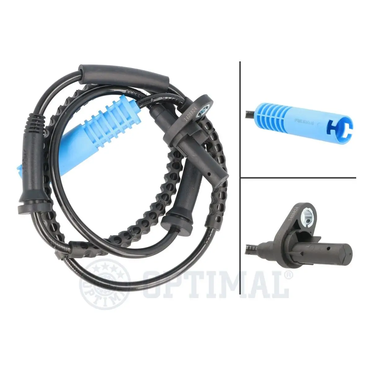 Sensor, Raddrehzahl Hinterachse OPTIMAL 06-S862