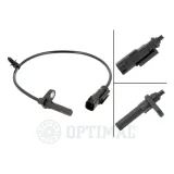 Sensor, Raddrehzahl Hinterachse OPTIMAL 06-S874