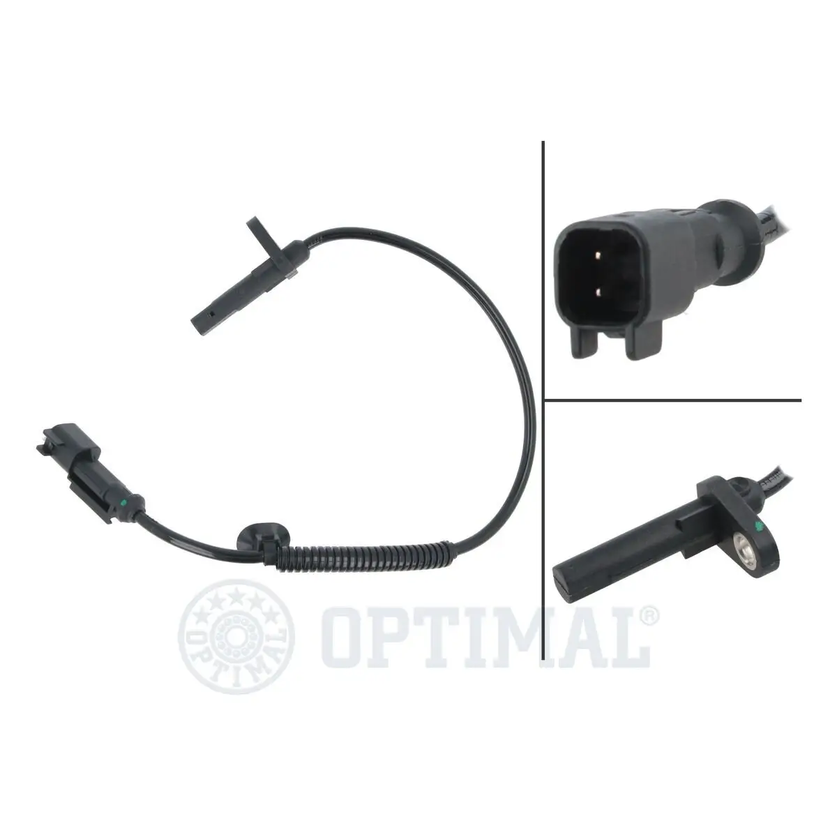 Sensor, Raddrehzahl Hinterachse OPTIMAL 06-S899