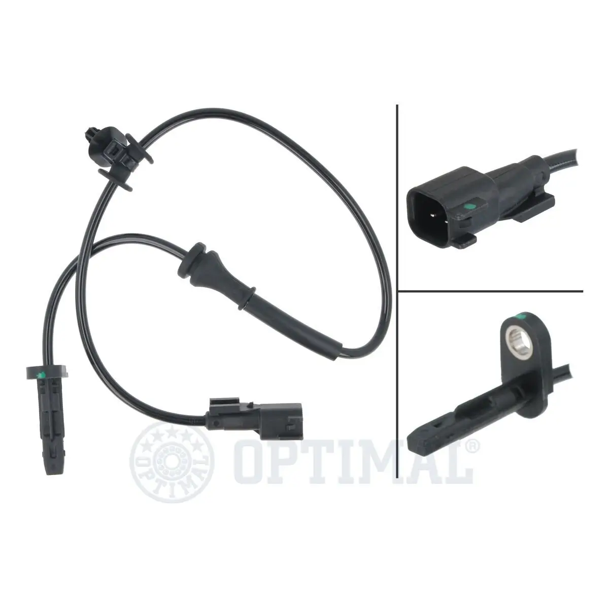 Sensor, Raddrehzahl Hinterachse OPTIMAL 06-S914