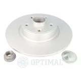 Bremsscheibe Hinterachse OPTIMAL 702976BS4