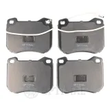 Bremsbelagsatz, Scheibenbremse Vorderachse OPTIMAL BP-02101