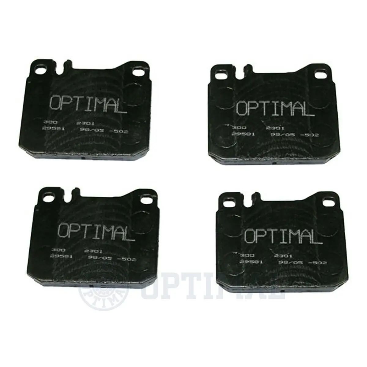 Bremsbelagsatz, Scheibenbremse Vorderachse OPTIMAL BP-02301