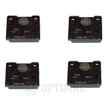 Bremsbelagsatz, Scheibenbremse Hinterachse OPTIMAL BP-09106