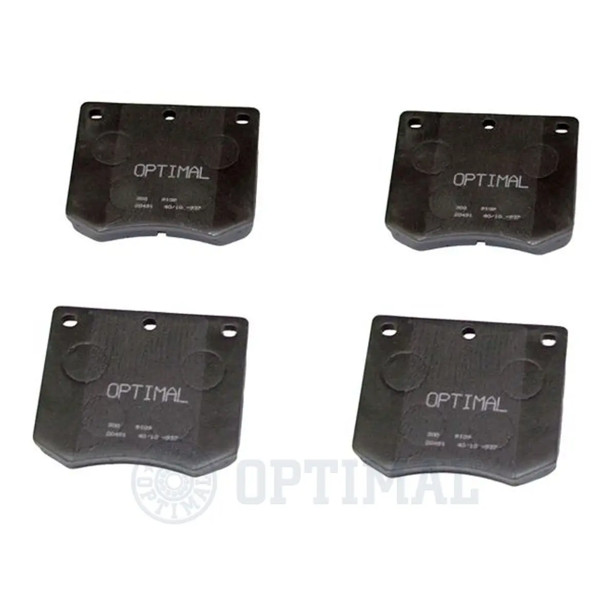 Bremsbelagsatz, Scheibenbremse Vorderachse OPTIMAL BP-09109